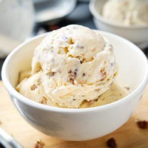 Butter Pecan Keto Ice Cream Made In A Mason Jar & Just 2 Carbs