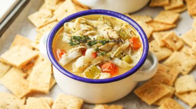 Keto Chicken Noodle Soup | The BEST Low Carb Chicken Soup Recipe For Keto