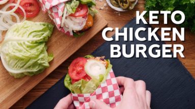 Keto Chicken Burger