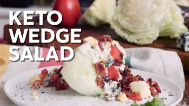 Keto wedge salad