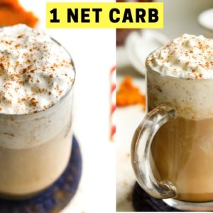 Keto Pumpkin Spice Latte Recipe That's BETTER Than Starbucks and just 1 NET CARB