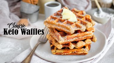 Learn How to Make Keto Waffles | Classic Low Carb Recipe