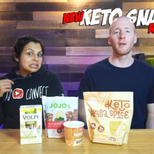 NEW Keto Snacks Taste Test & Review | Tortillas, Fish Chips, Bread, Yogurt