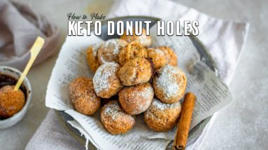 The Best Keto Donuts (Deep Fried)