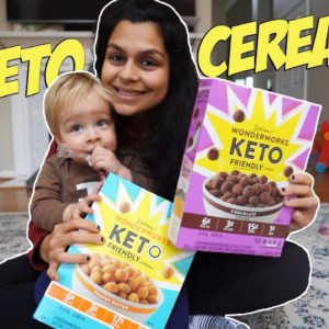 Trying NEW Keto Cereal from Walmart | Full Day of Eating Keto
