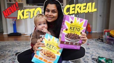 Trying NEW Keto Cereal from Walmart | Full Day of Eating Keto