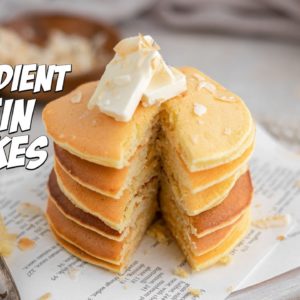 3 Ingredient Protein Pancakes in Less Than 10 Minutes!