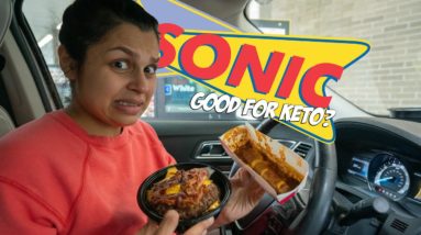 Keto at Sonic Drive In... Delightful or Disaster?