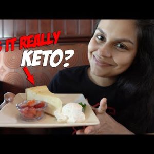 We Found the Best Family Restaurant for Keto! Low Carb Cheesecake?
