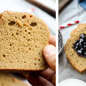 Keto Bread Made With Nut Butter & A Few Other Ingredients | Gluten Free, Low Carb Bread Recipe