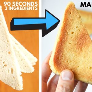 90 Second Keto Bread Recipe | Just 3 Ingredients