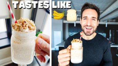 Banana Bread Protein Shake | Low Calorie High Protein Shake