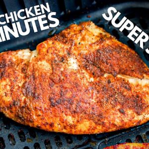 The BEST Air Fryer Chicken Breast In 8 MINUTES | SUPER JUICY!!