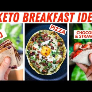 5 Keto Breakfast Ideas | Easy Low Carb Breakfast Recipes ANYONE Can Make!