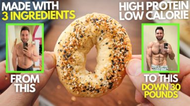 I'm Losing Weight Eating THIS Bagel Recipe | LOW CALORIE HIGH PROTEIN