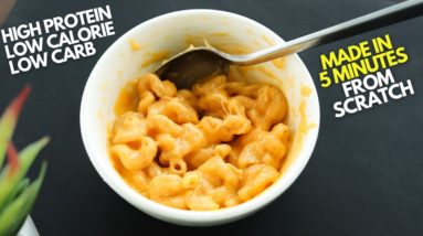 The 5 Minute Low Carb Protein Mac and Cheese I Can't Stop Making