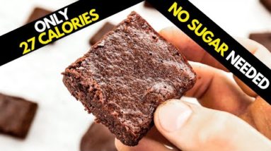 27 Calorie Brownies NO SUGAR
